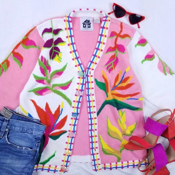 Storybook Knits Sweaters - Storybook Knits Embroidered Sequins Cardigan